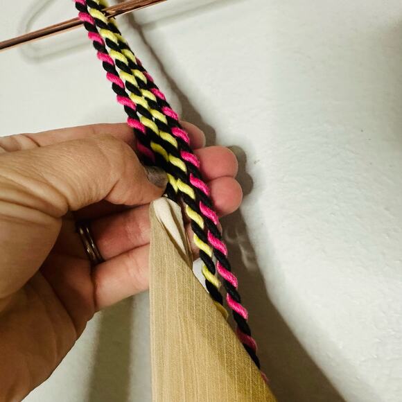 SCOTCH AND SODA Multicolored Twist Tassels Accordion Pleated Midi Dress Size 38 - Picture 8 of 13